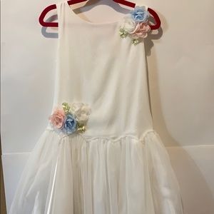 White girls formal dress